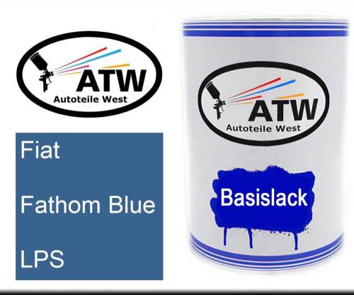 Fiat, Fathom Blue, LPS: 500ml Lackdose, von ATW Autoteile West.